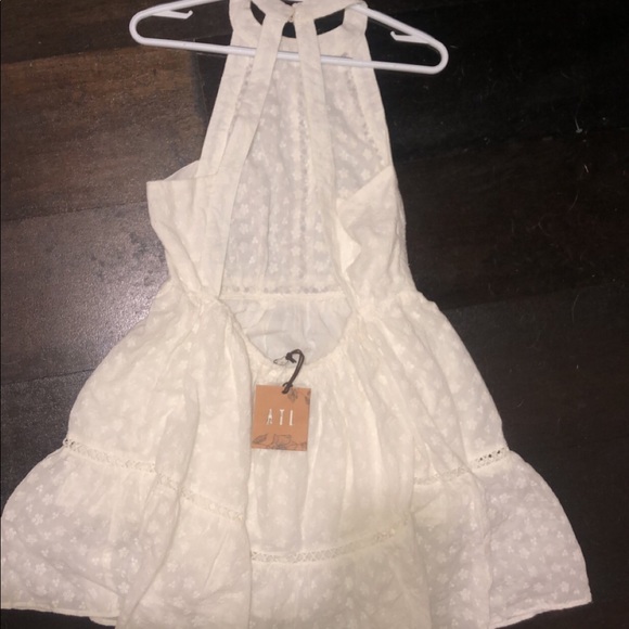 Dresses & Skirts - White halter dress